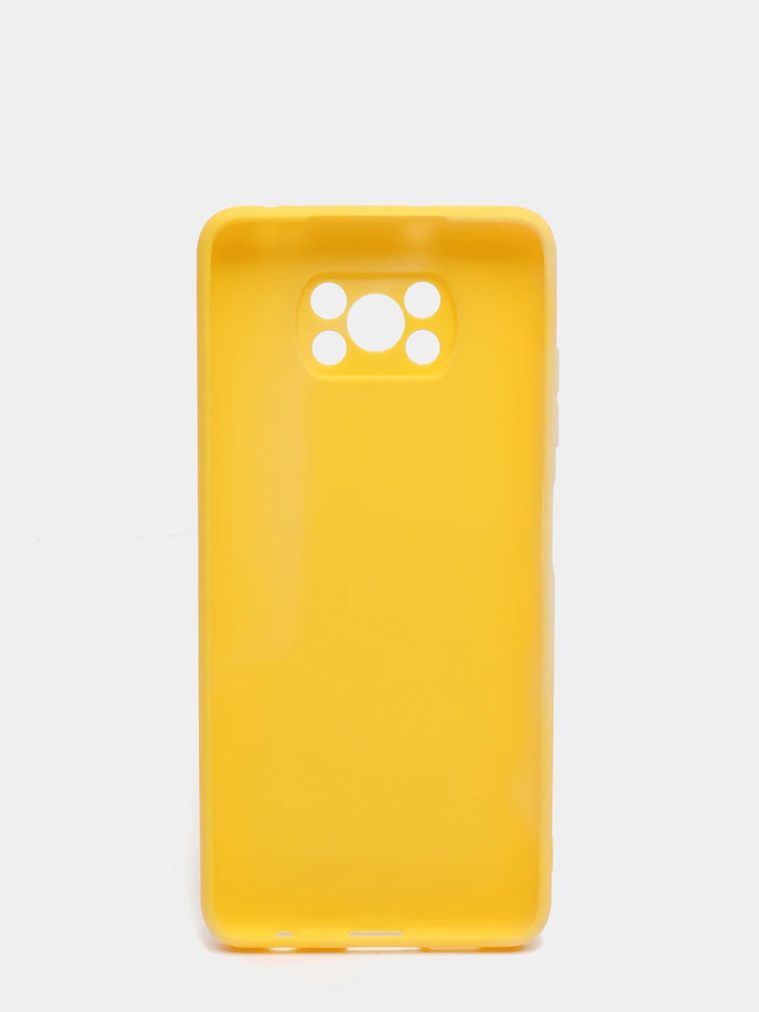Желтый чехол для Xiaomi POCO X3, X3 PRO, X3 NFC силиконовый цветной матовый