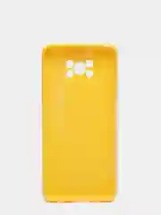 Желтый чехол для Xiaomi POCO X3, X3 PRO, X3 NFC силиконовый цветной матовый