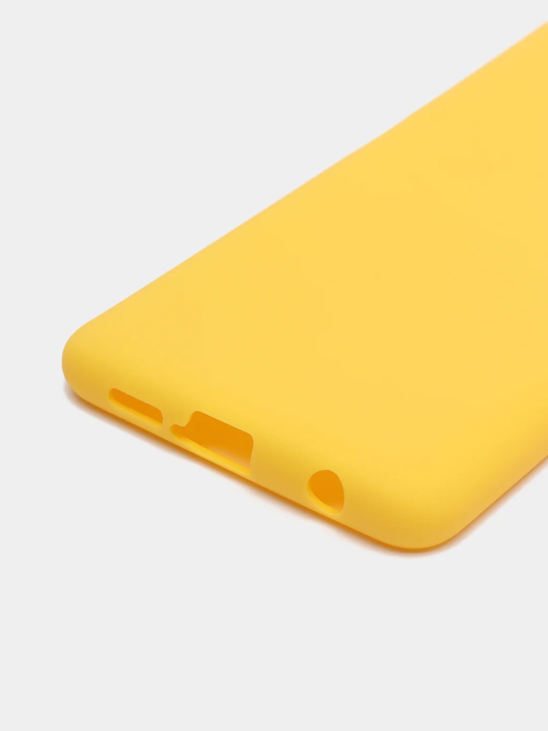 Желтый чехол для Xiaomi POCO X3, X3 PRO, X3 NFC силиконовый цветной матовый