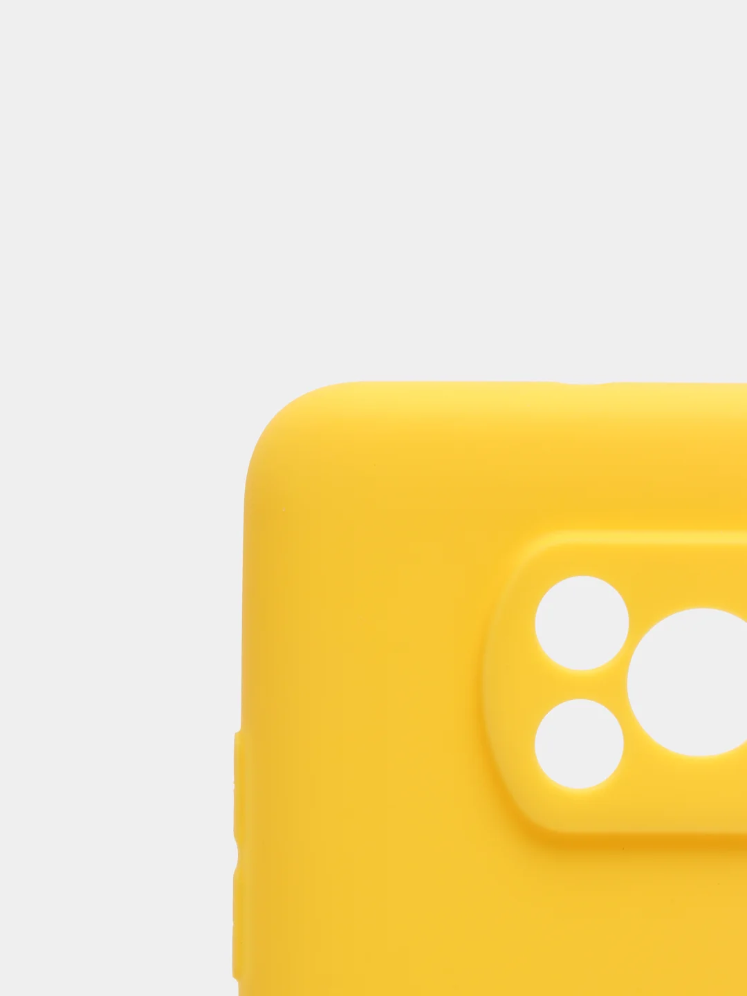 Желтый чехол для Xiaomi POCO X3, X3 PRO, X3 NFC силиконовый цветной матовый