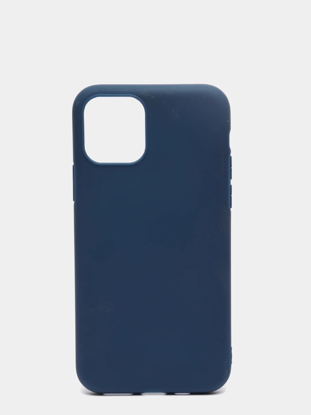 Темно-синий чехол для Apple iPhone 11 Pro силиконовый, матовый, однотонный
