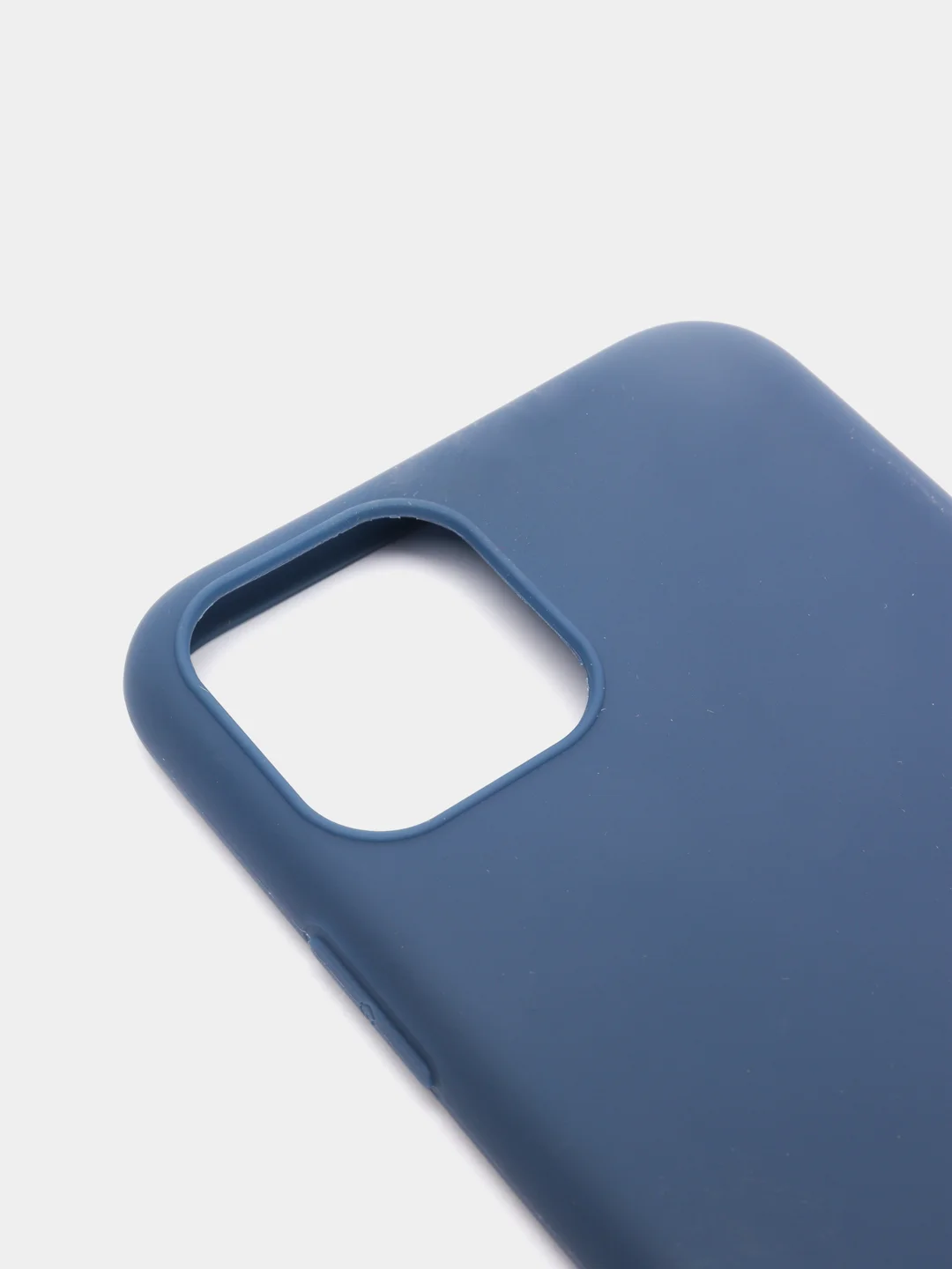 Темно-синий чехол для Apple iPhone 11 Pro силиконовый, матовый, однотонный