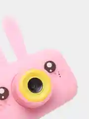 Розовый детский цифровой фотоаппарат с ушками ZOO kids fun camera