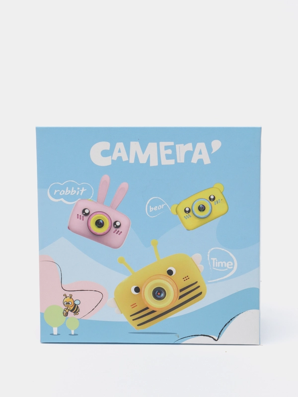 Детский цифровой фотоаппарат с ушками ZOO kids fun camera
