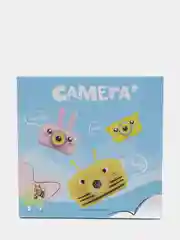 Синий детский цифровой фотоаппарат с ушками ZOO kids fun camera