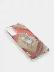 Красный чехол HUAWEI Honor 10X Lite, Хуавей Хонор 10Х Лайт, силиконовый, с мраморным рисунком