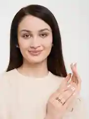 Желтый парные кольца, 2 штуки