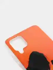 Рыжий чехол Samsung Galaxy M32 / A22 (Самсунг Галакси М32 / А22), силиконовый с рисунком
