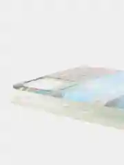 Небесно-голубой чехол Samsung Galaxy A51 (Самсунг Галакси А51) силиконовый с рисунком