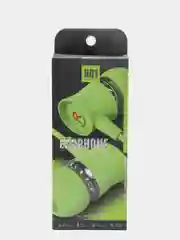 Салатовый наушники проводные Kin 801 Earphone