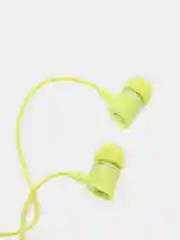 Салатовый наушники проводные Kin 801 Earphone