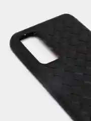 Черный чехол Huawei Honor 30 / Honor 30 Premium, Хуавей Хонор 30 (Премиум), плетеный силиконовый
