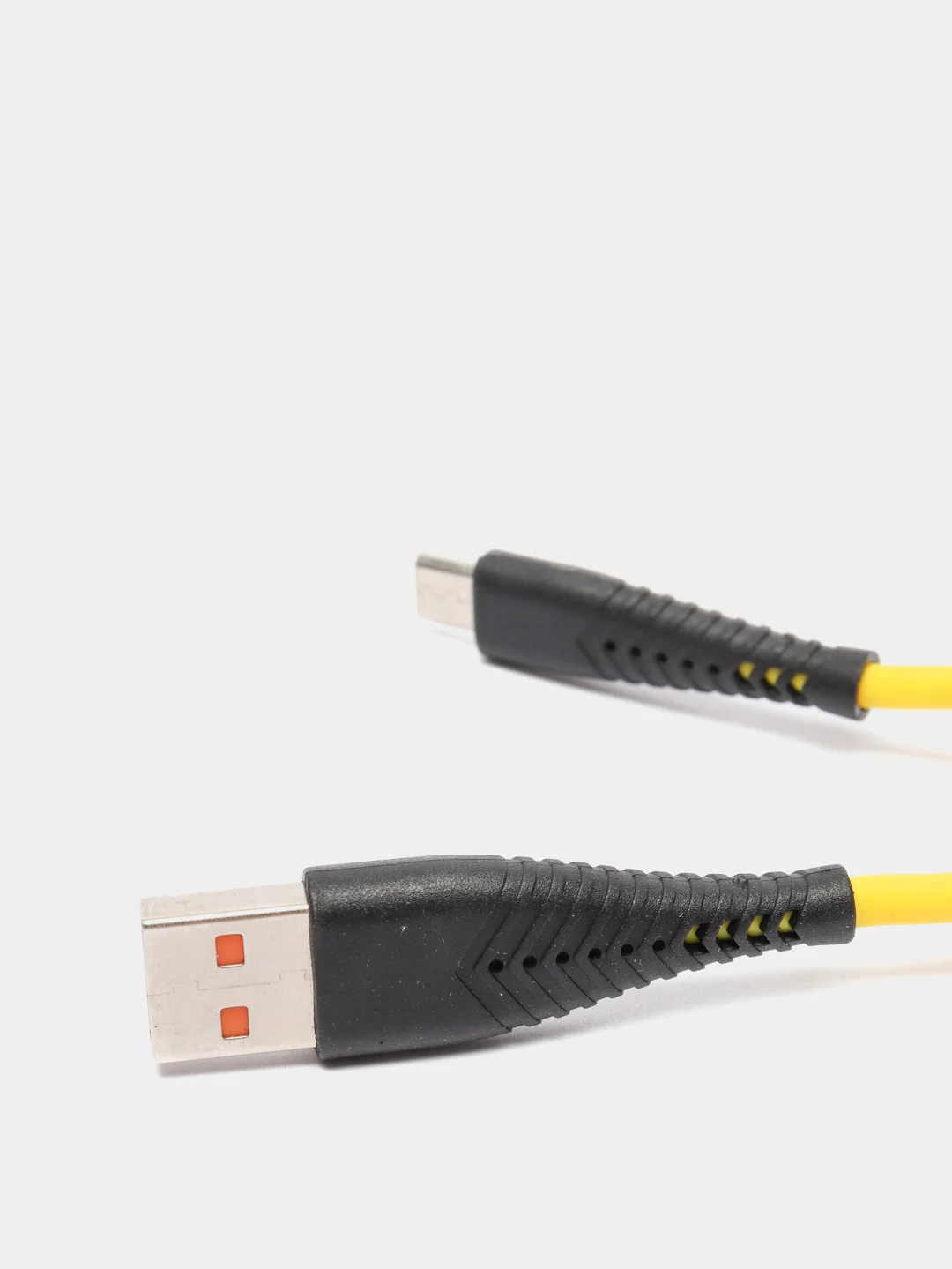 Оранжевый зарядный кабель Denmen D19V Micro USB 2.4A
