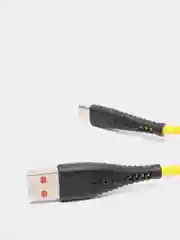Оранжевый зарядный кабель Denmen D19V Micro USB 2.4A