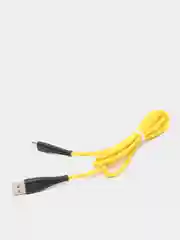 Оранжевый зарядный кабель Denmen D19V Micro USB 2.4A