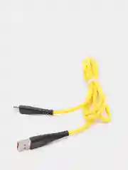 Оранжевый зарядный кабель Denmen D19V Micro USB 2.4A