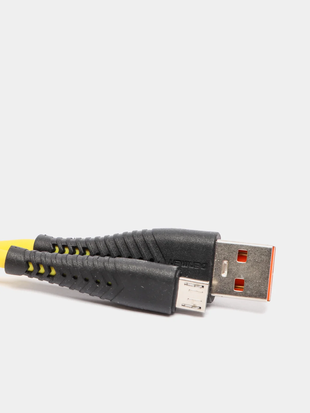 Оранжевый зарядный кабель Denmen D19V Micro USB 2.4A