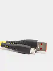 Оранжевый зарядный кабель Denmen D19V Micro USB 2.4A