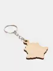 Зеленый брелок деревянный по игре "Геншин импакт"