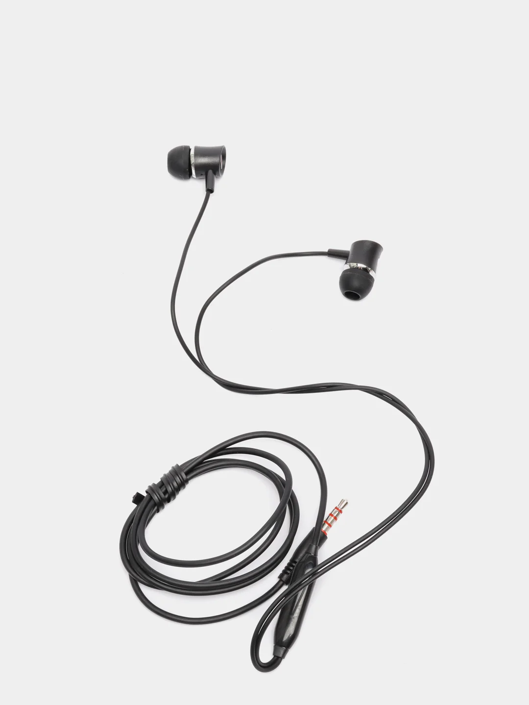Черный наушники проводные Kin 801 Earphone