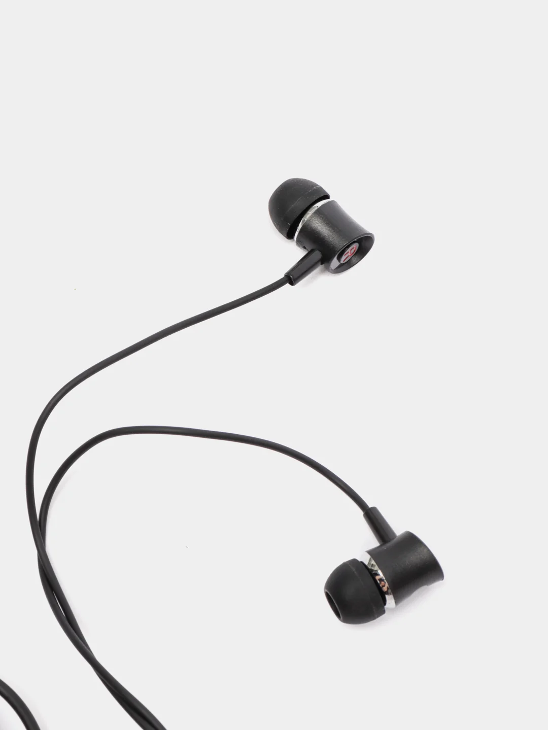 Черный наушники проводные Kin 801 Earphone
