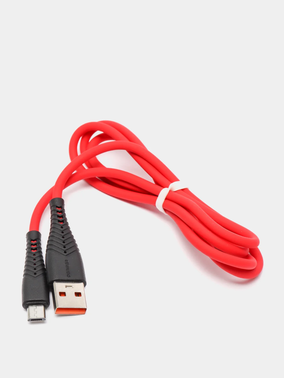 Красный зарядный кабель Denmen D19V Micro USB 2.4A