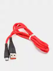 Красный зарядный кабель Denmen D19V Micro USB 2.4A