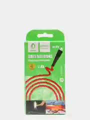 Красный зарядный кабель Denmen D19V Micro USB 2.4A