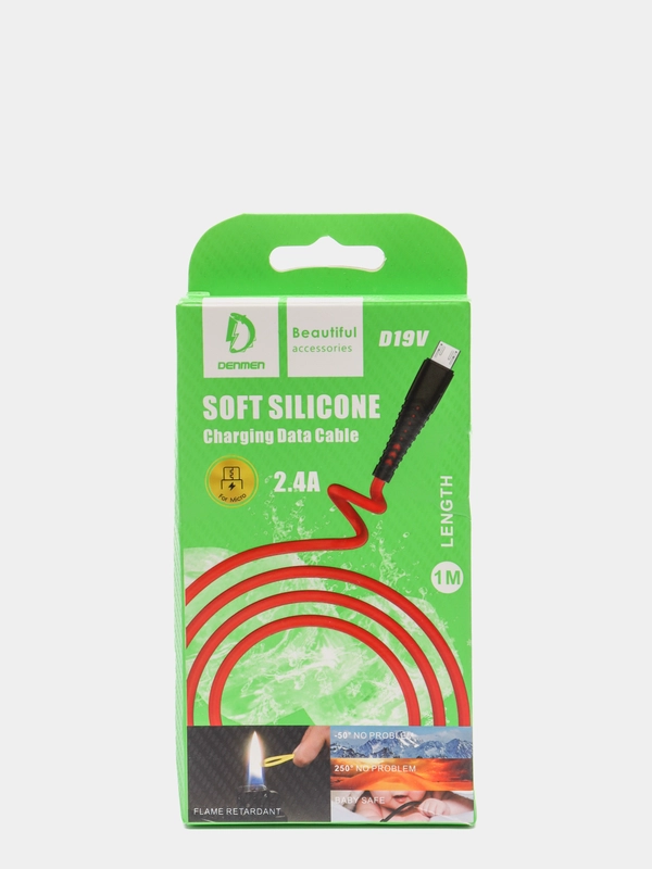 Зарядный кабель Denmen D19V Micro USB 2.4A