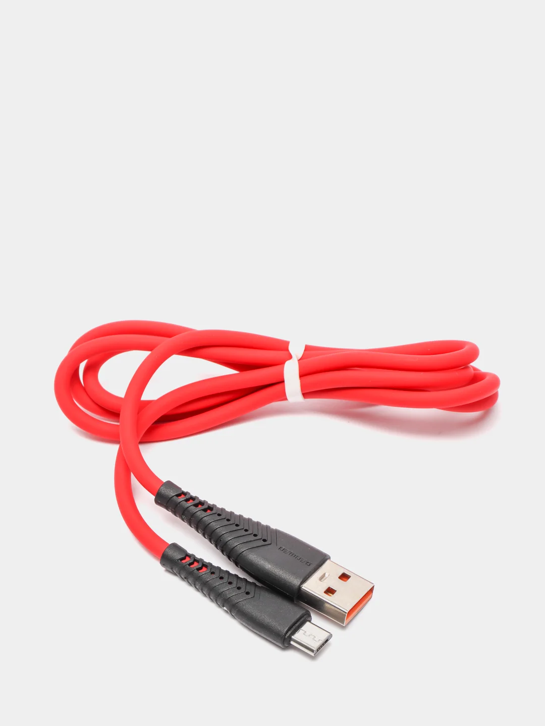 Красный зарядный кабель Denmen D19V Micro USB 2.4A