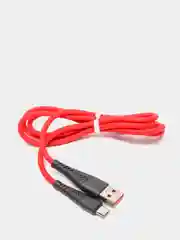 Красный зарядный кабель Denmen D19V Micro USB 2.4A