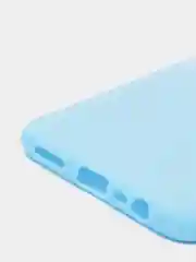 Голубой чехол Realme C11 2020 Реалми С11 2020 силиконовый, цветной, матовый