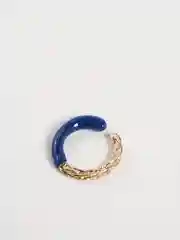 Синий кольцо женское
