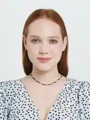 Черный чокер Ромашка
