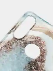 Бежевый меланж чехол Samsung Galaxy A10s, Самсунг Галакси А10с силиконовый с мраморным рисунком