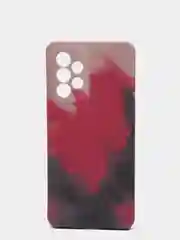 Багровый чехол Samsung Galaxy A33 (Самсунг Галакси А33) силиконовый с мягким подкладом
