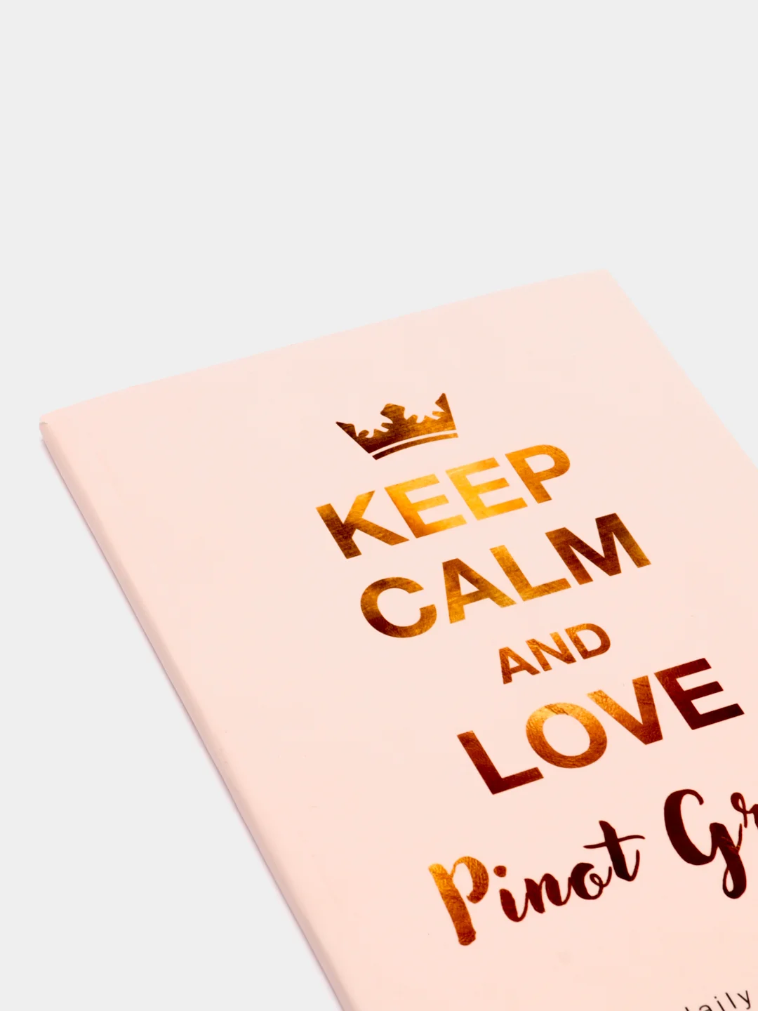 Ежедневник в тонкой обложке Keep calm and love, А5, 80 листов