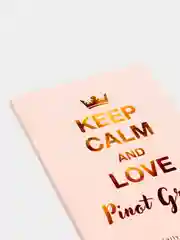 Ежедневник в тонкой обложке Keep calm and love, А5, 80 листов