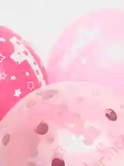 Розовый воздушные шары 1 годик Мальчик, Девочка, 15 шаров + 2 ленты