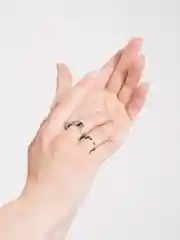 Серебряный кольца парные "Сердце"