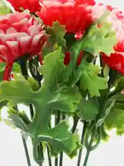 Искусственные цветы "Кустовые хризантемы", пластиковый, 30 см