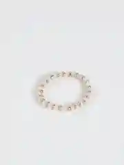 Кольцо из цветного бисера