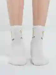 Бронзовый женские носки с фруктами