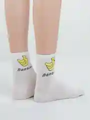 Бронзовый женские носки с фруктами