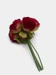Вишнёвый искусственные цветы Королевские пионы 5 шт, растения, букет, зелень, для декора, для домао