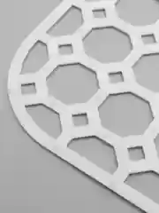 Белый решетка в раковину квадратная IDEA