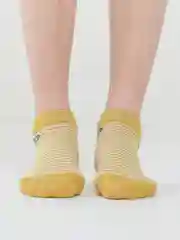 Желтый женские носки с рыбками
