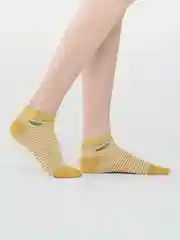 Желтый женские носки с рыбками