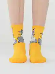 Желтый носки "Том и Джерри"
