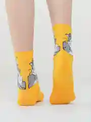 Желтый носки "Том и Джерри"